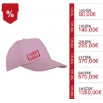 Cappellini personalizzati per bambini in poliestere con regolazione a velcro